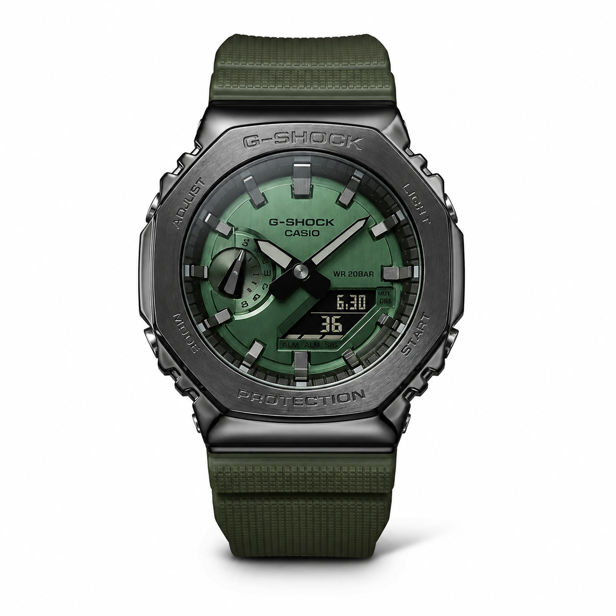 Green Analog Digital Sports Watch for Men