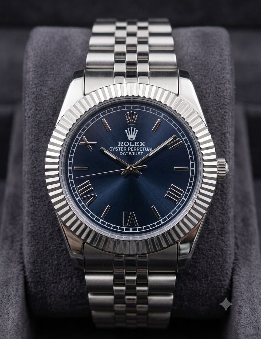 Luxury White Dial Silver Watch for Men