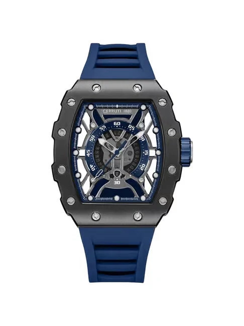 Blue Silicone Strap & Premium Sporty Dial