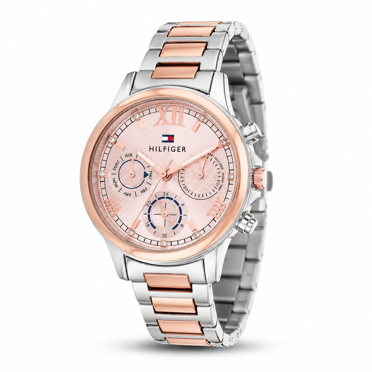Women’s Rose Gold & Silver Watch
