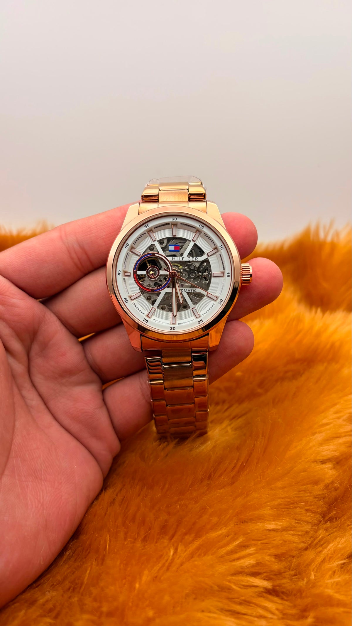 Men’s Gold & Silver Automatic Style Watch