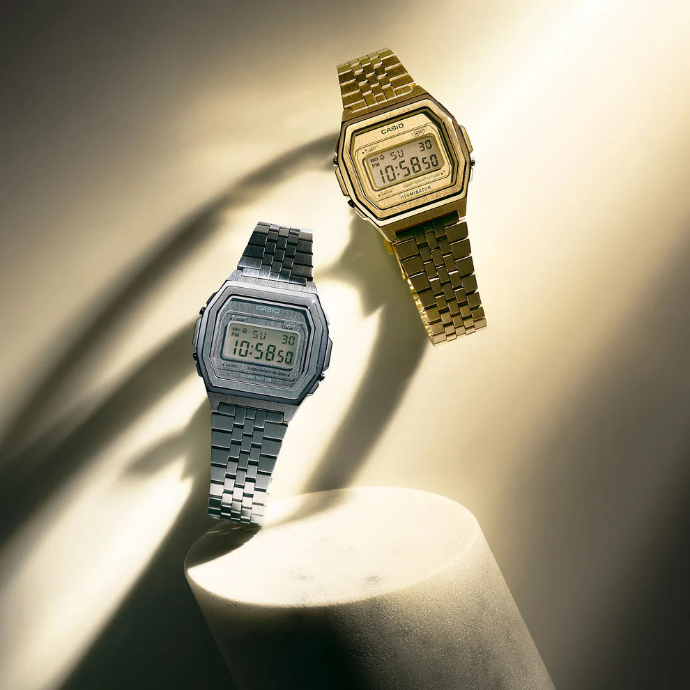 Casio Gold Digital Vintage Stainless Steel Watch