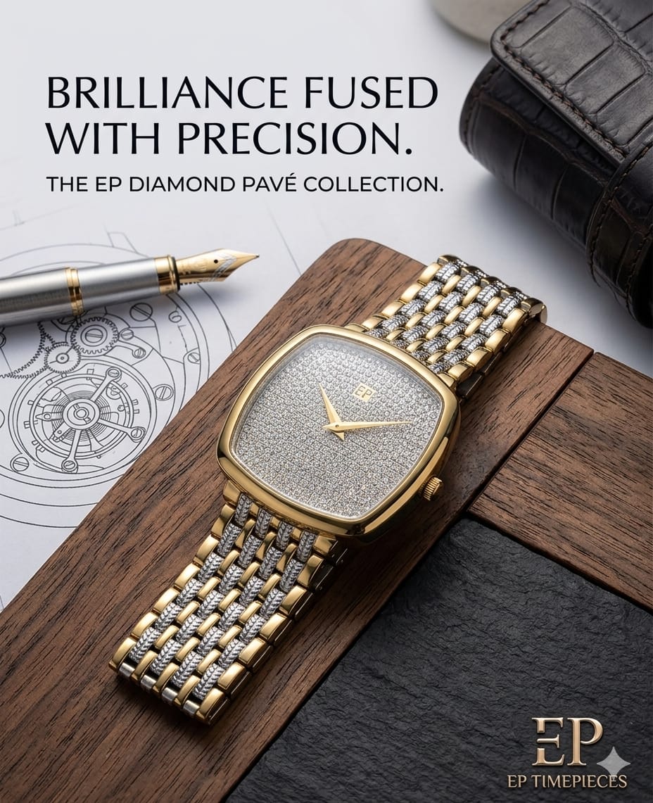 Luxury Gold Square Dial Women’s Watch