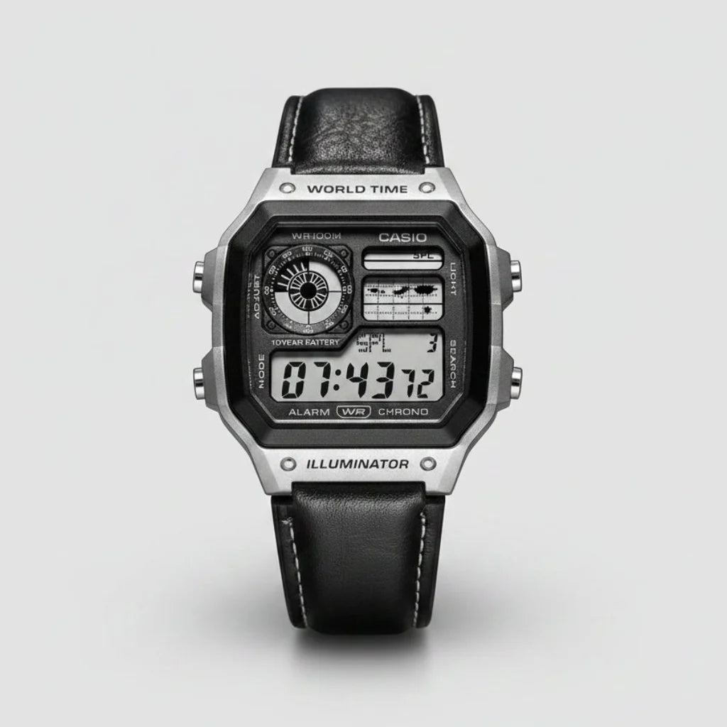 Casio Digital World Time Watch