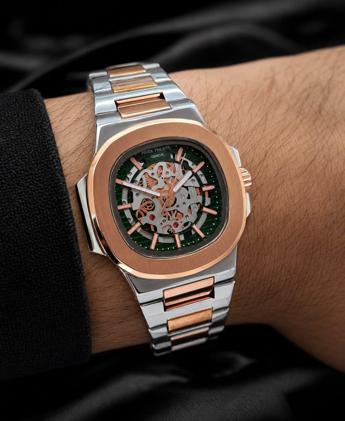 Rose Gold Stainless Steel Premium Watch