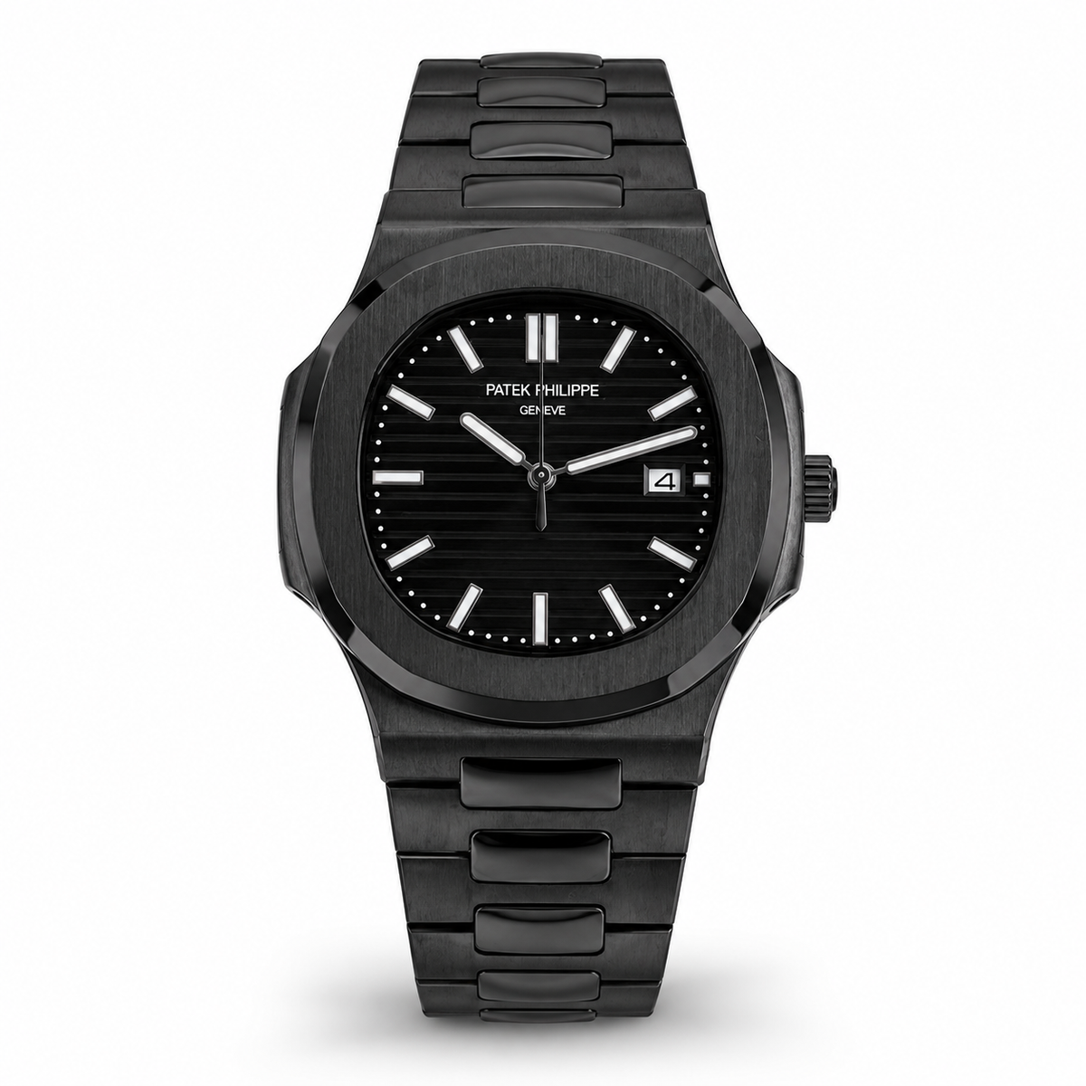 Luxury Black Stainless Steel Men’s Watch