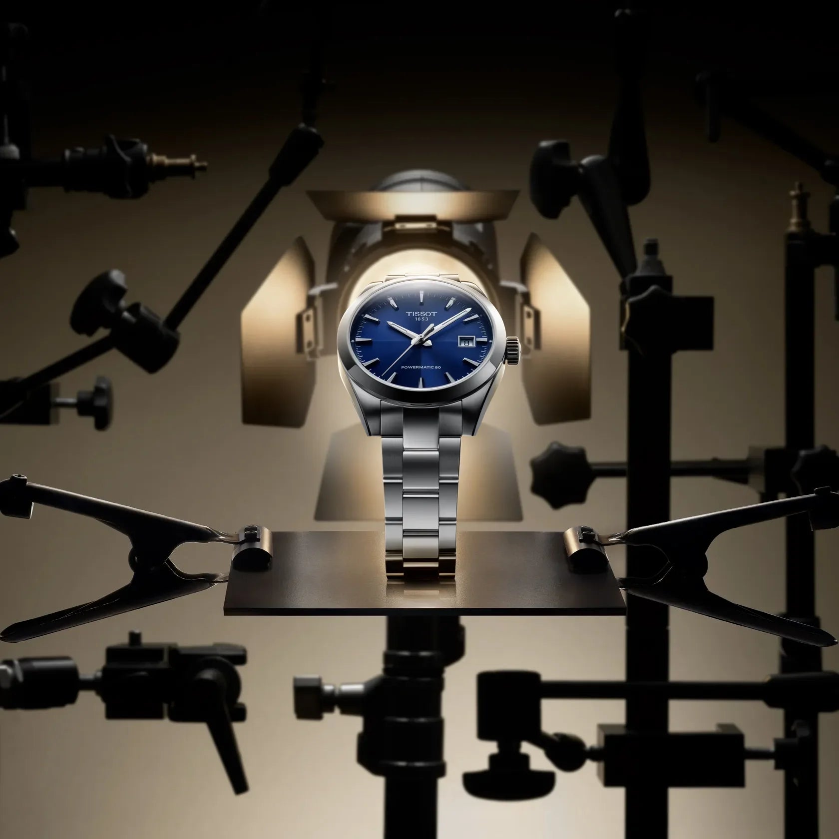 Tissot T-Classic Gentleman Powermatic Blue Dial Stainless Steel Men’s Automatic Watch