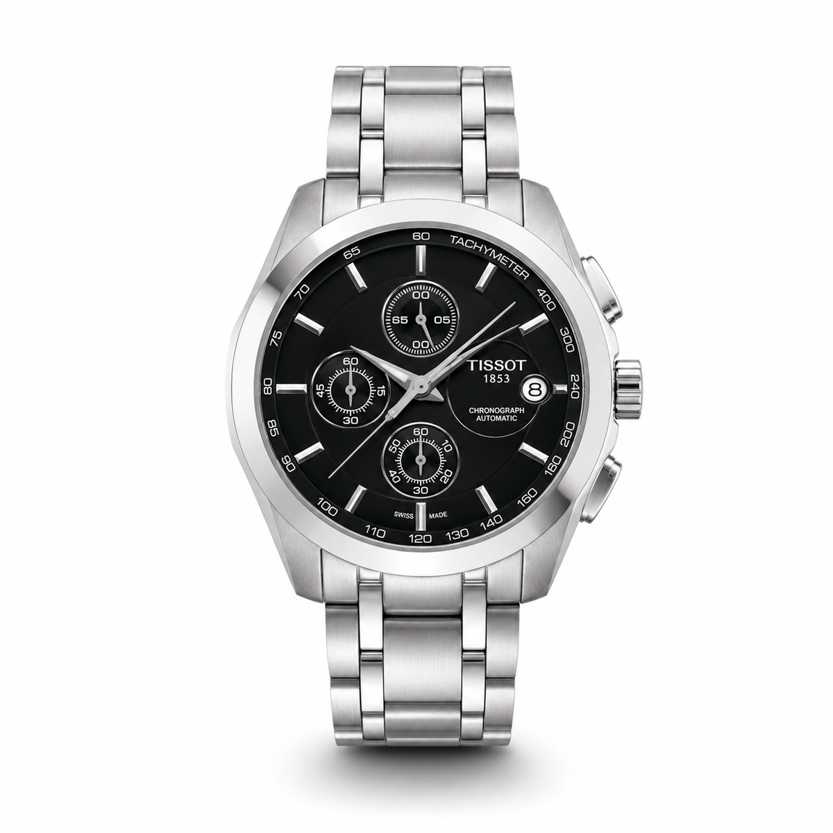 Luxury Silver Chronograph Men's Watch