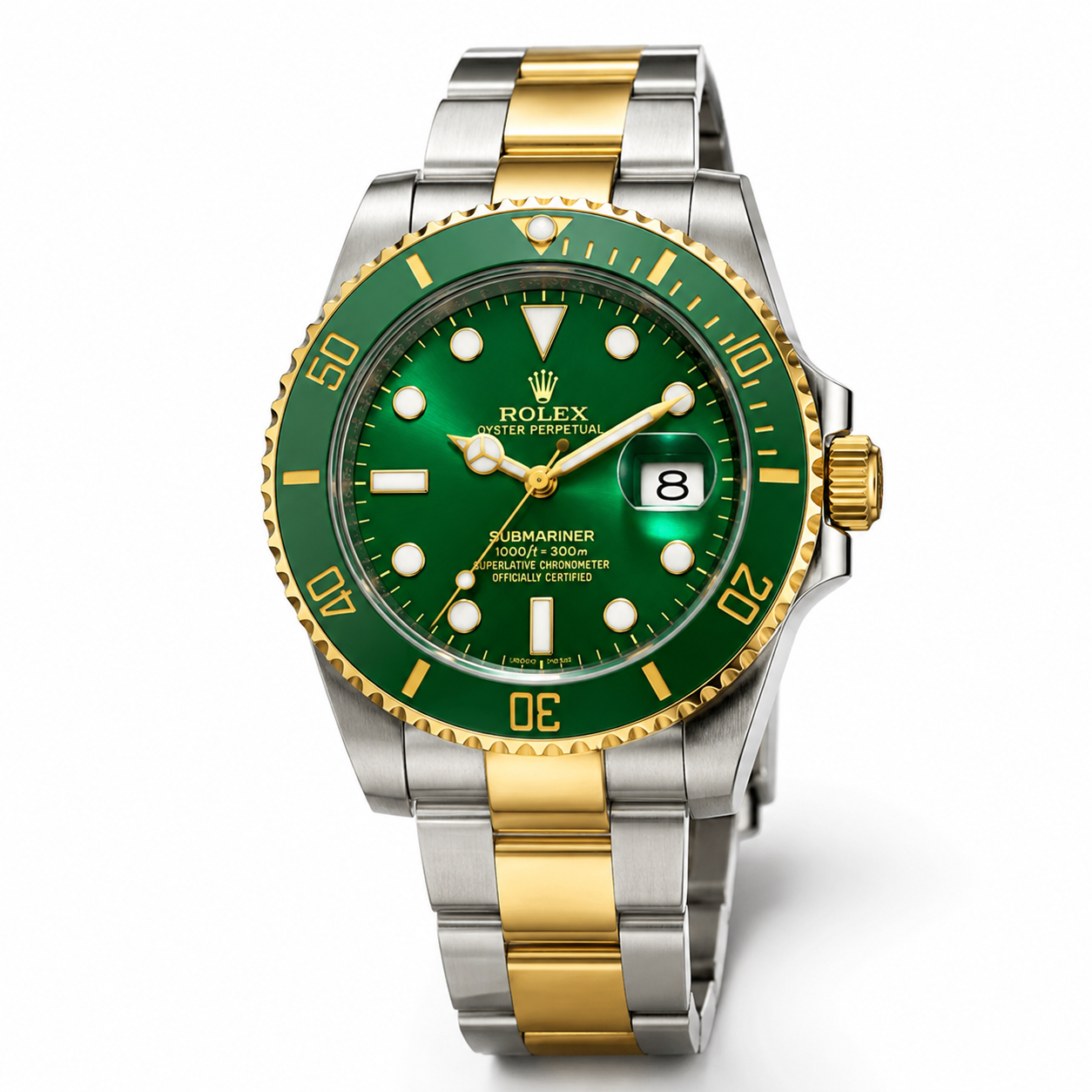 Green Dial Luxury Dive Style Watch