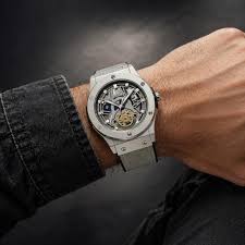 Luxury Silver Skeleton Men's Watch