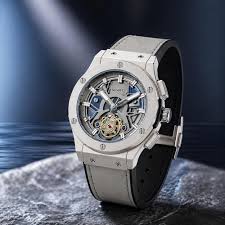 Luxury Silver Skeleton Men's Watch