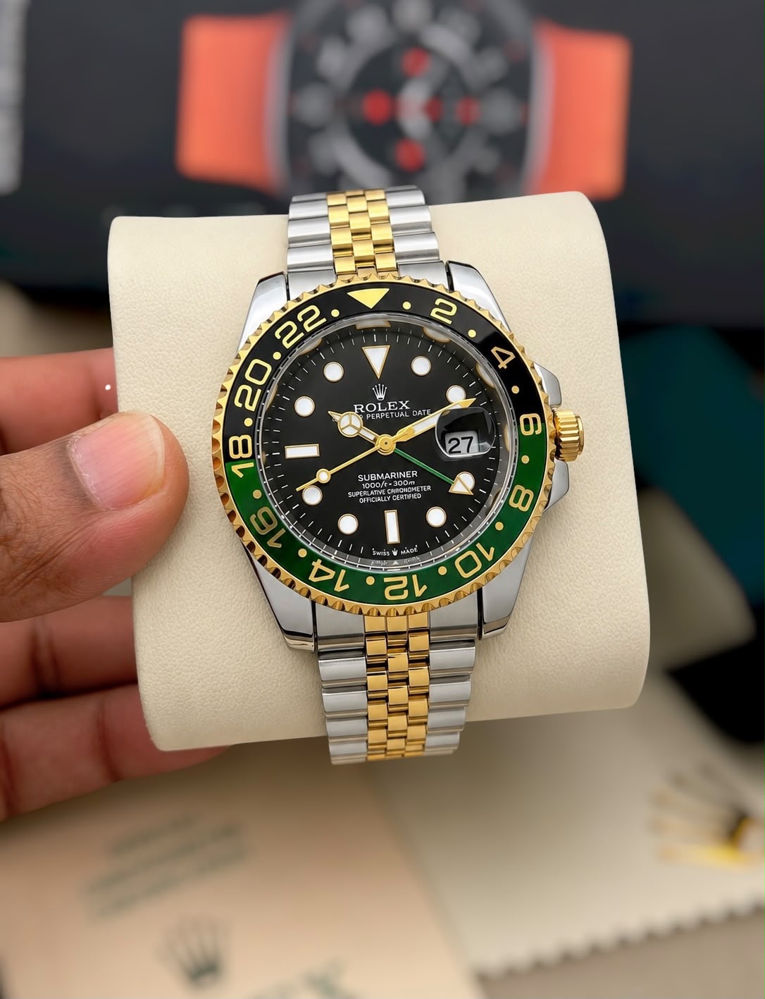 GMT-Inspired Men’s Luxury Watch