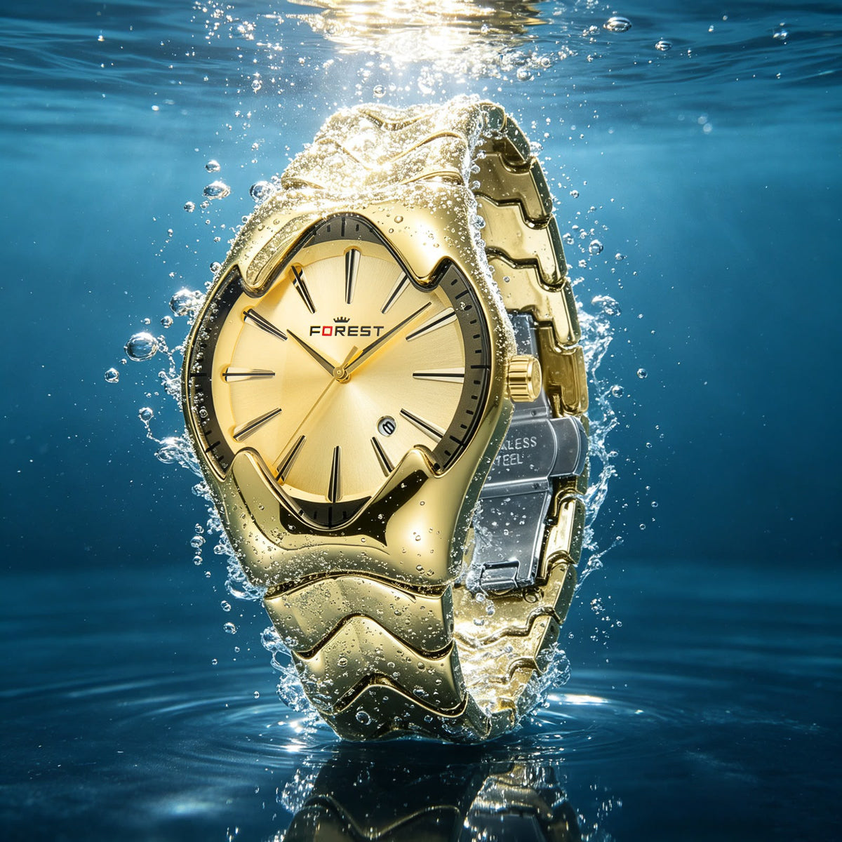 FOREST Silver Grey Luxury Men’s Watch