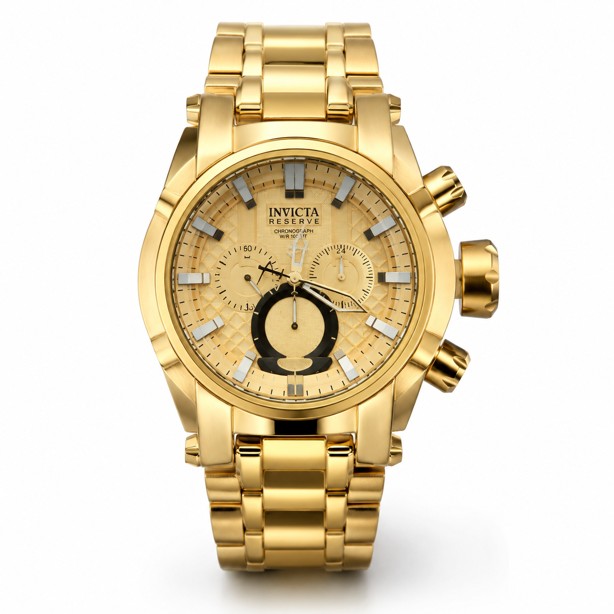 Luxury Champagne Dial Stainless Steel Bracelet