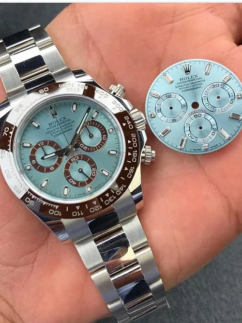 Luxury Blue Dial Chronograph Watch