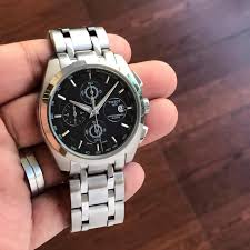 Luxury Silver Chronograph Men's Watch