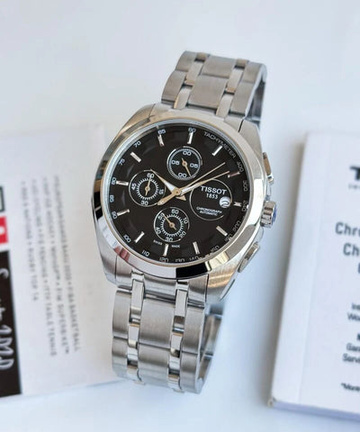 Luxury Silver Chronograph Men's Watch