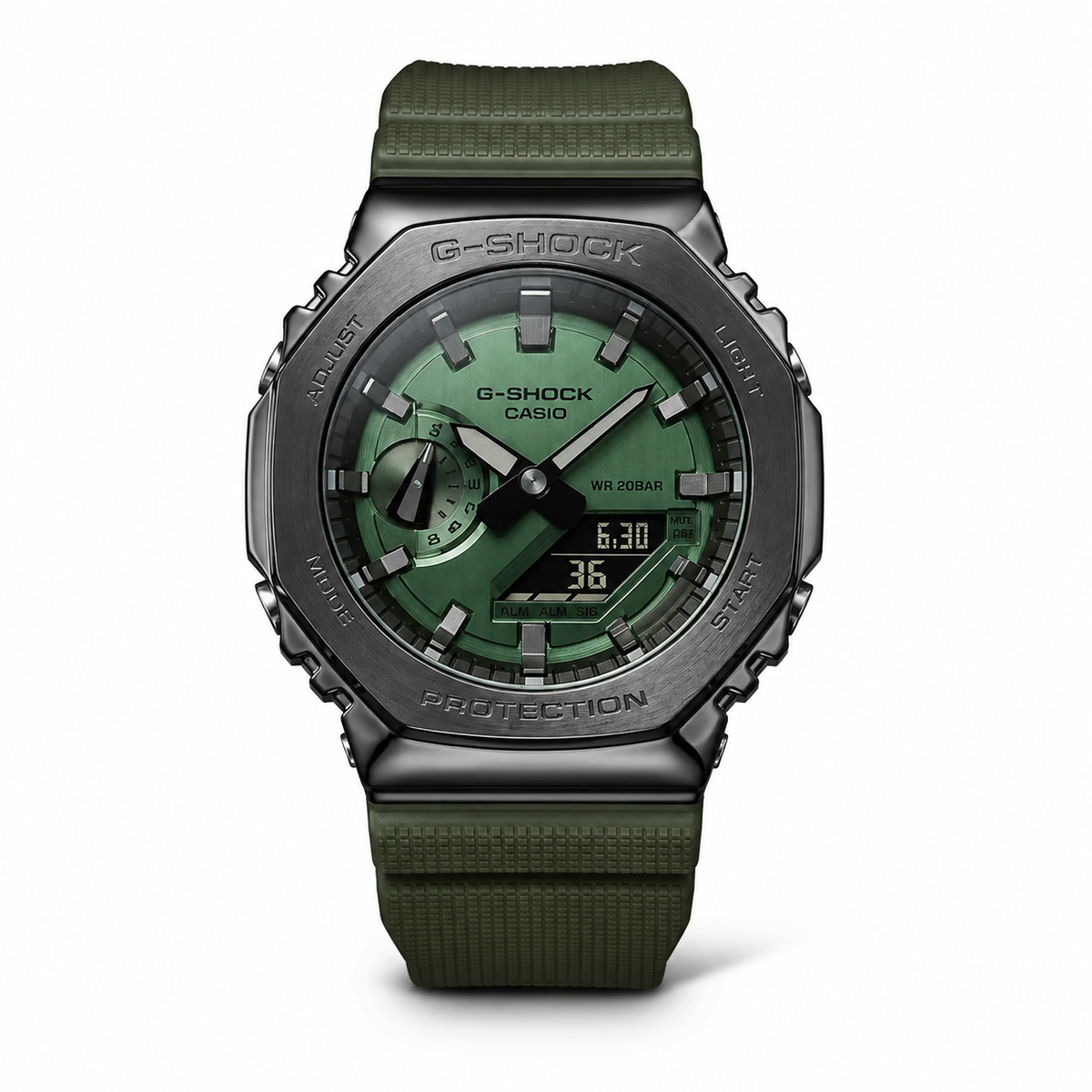 Green Analog Digital Sports Watch for Men