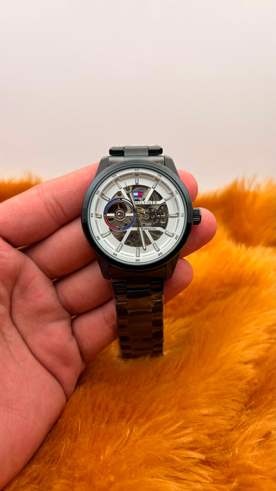 Men’s Gold & Silver Automatic Style Watch