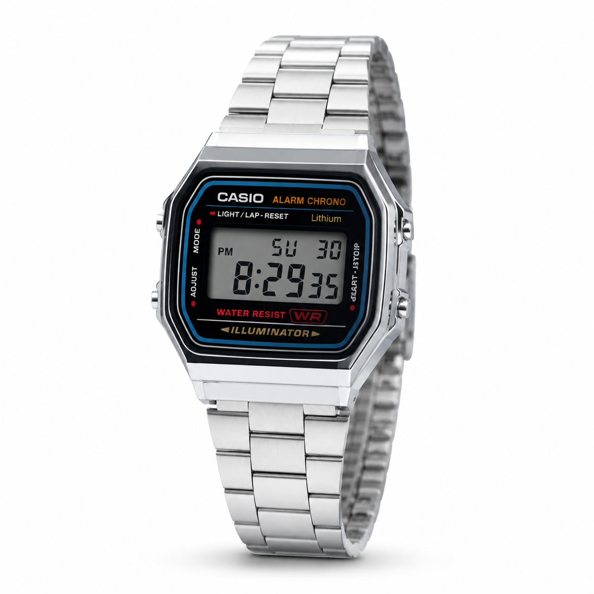 Silver Digital Watch for Men