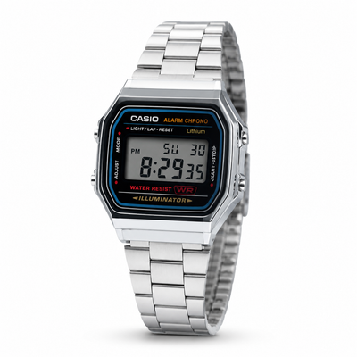 Silver Digital Watch for Men