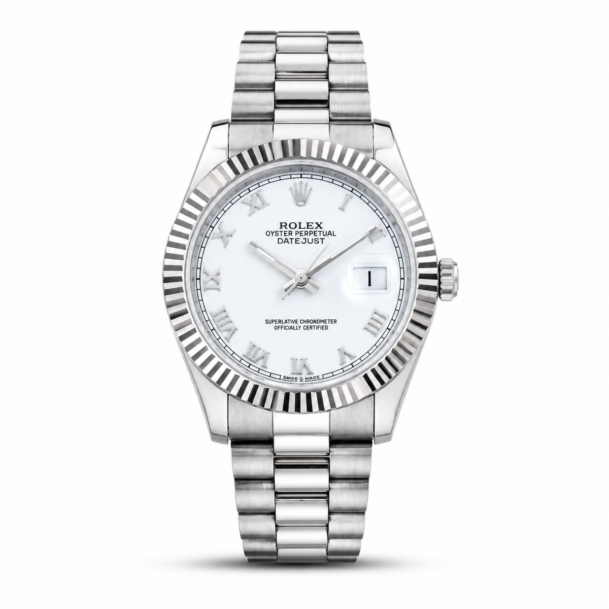 Men's Silver Luxury Dress Watch