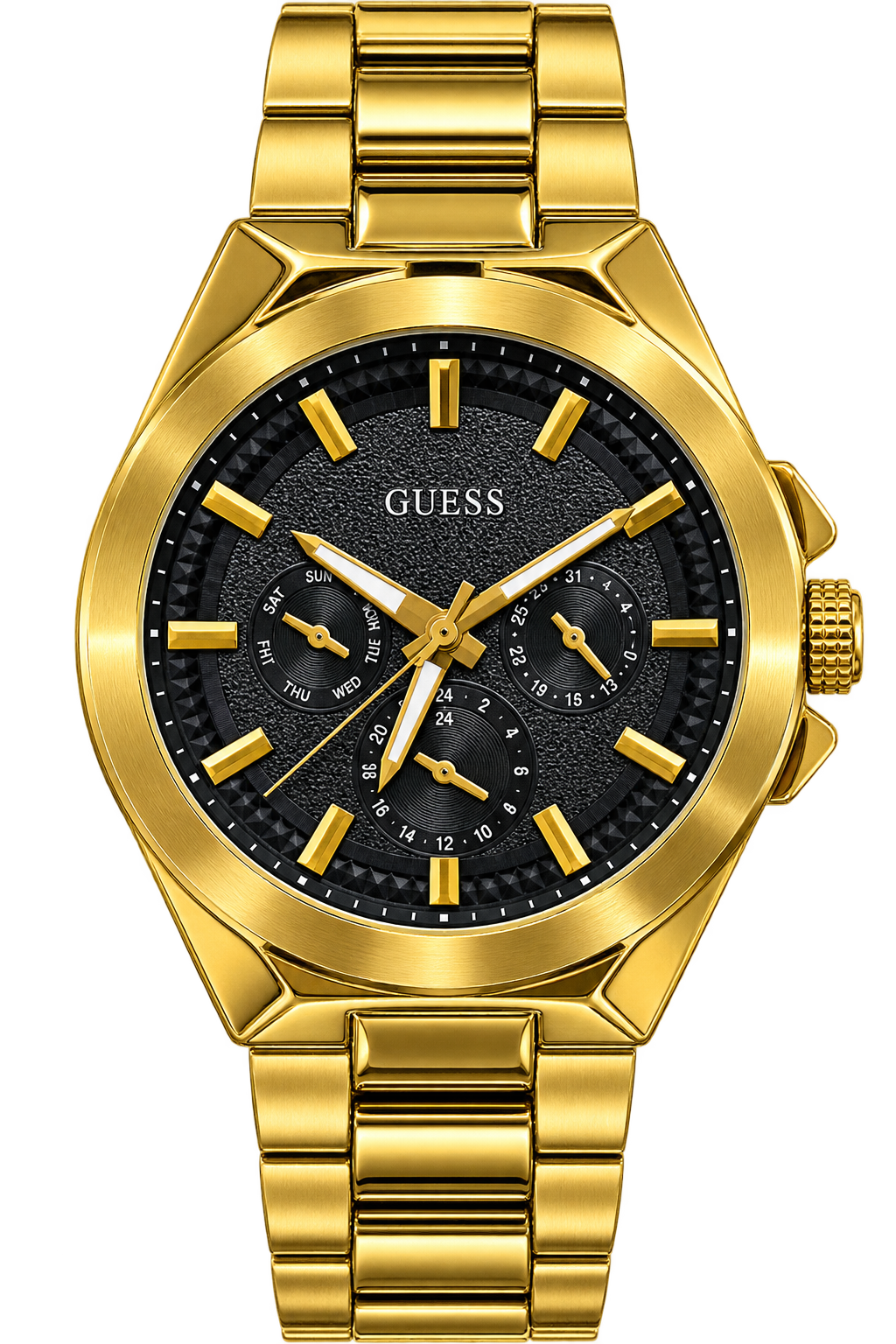 Luxury Gold Tone Chronograph Watch for Men