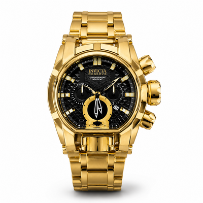 Black Dial Luxury Stainless Steel Bracelet