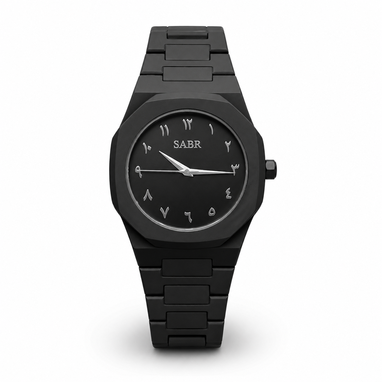 SABR Black Arabic Dial Watch for Men