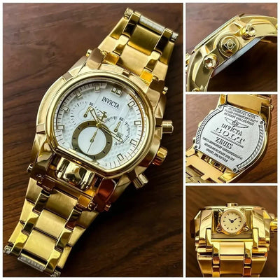White Dial Luxury Stainless Steel Bracelet