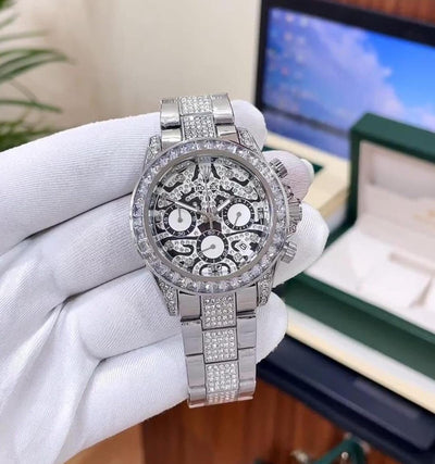 Rose Gold Luxury Chronograph Watch for Men