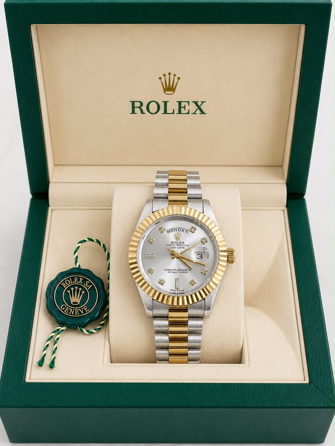 Men’s Luxury Two-Tone Watch
