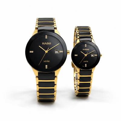 Black & Gold Men’s Watch