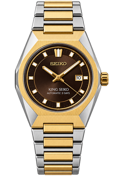 Brown Dial Two-Tone Luxury Automatic Watch