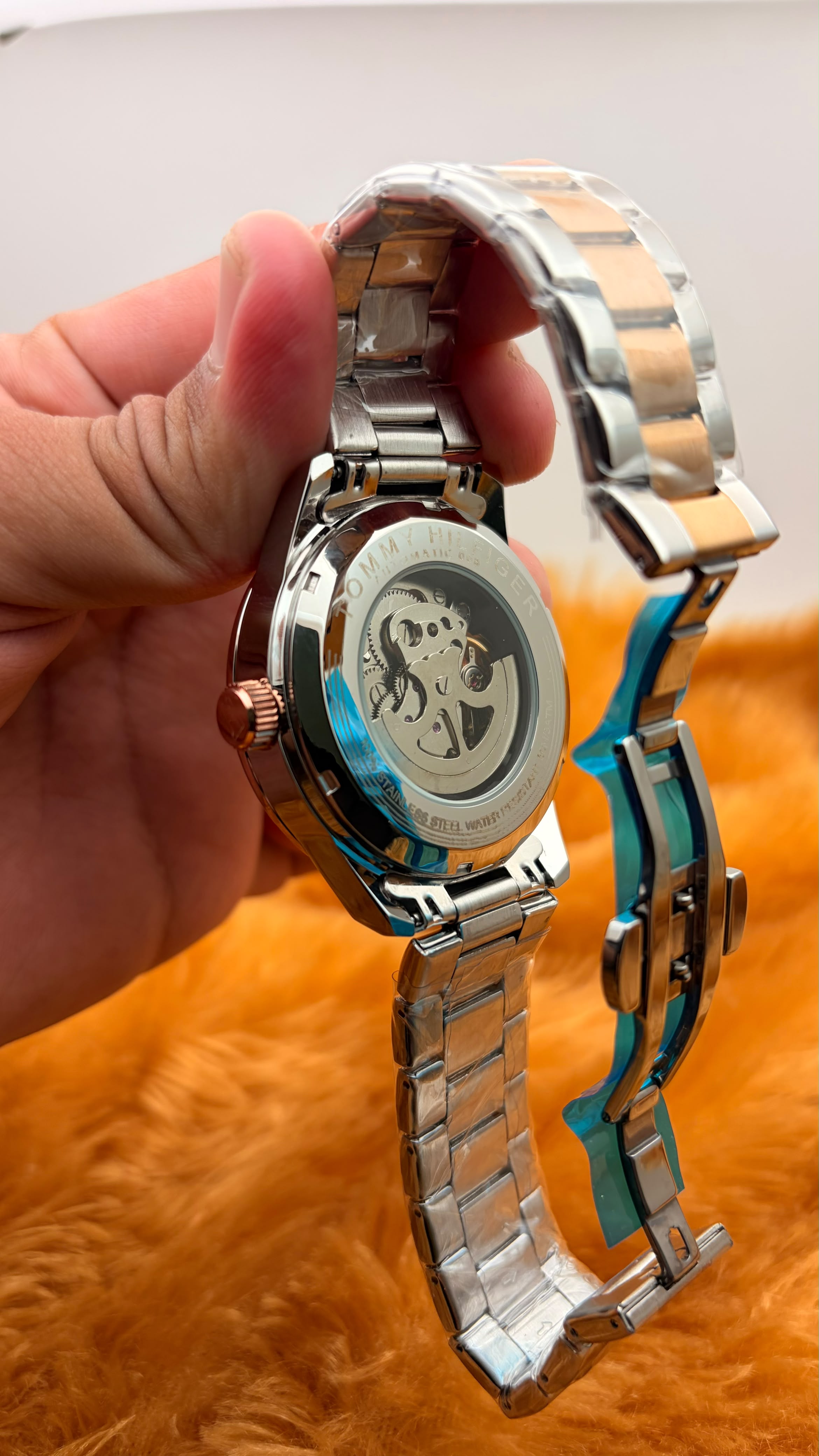 Men’s Gold & Silver Automatic Style Watch