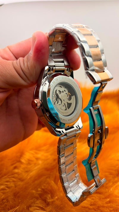 Men’s Gold & Silver Automatic Style Watch
