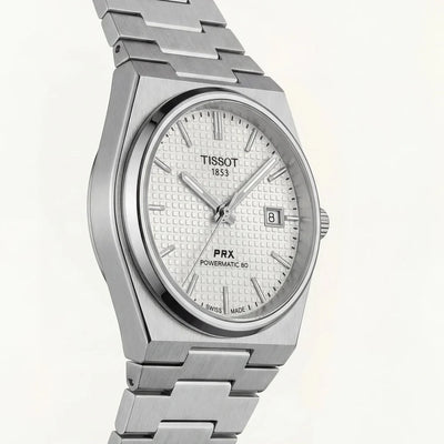 White Dial Stainless Steel Watch for Men