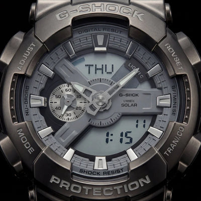 Silver Grey Analog Digital Sports Watch for Men