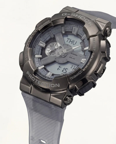Silver Grey Analog Digital Sports Watch for Men