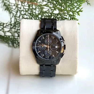 Luxury Black Chronograph Men's Watch
