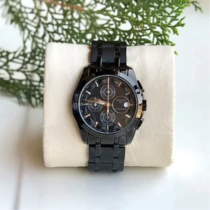 Luxury Black Chronograph Men's Watch