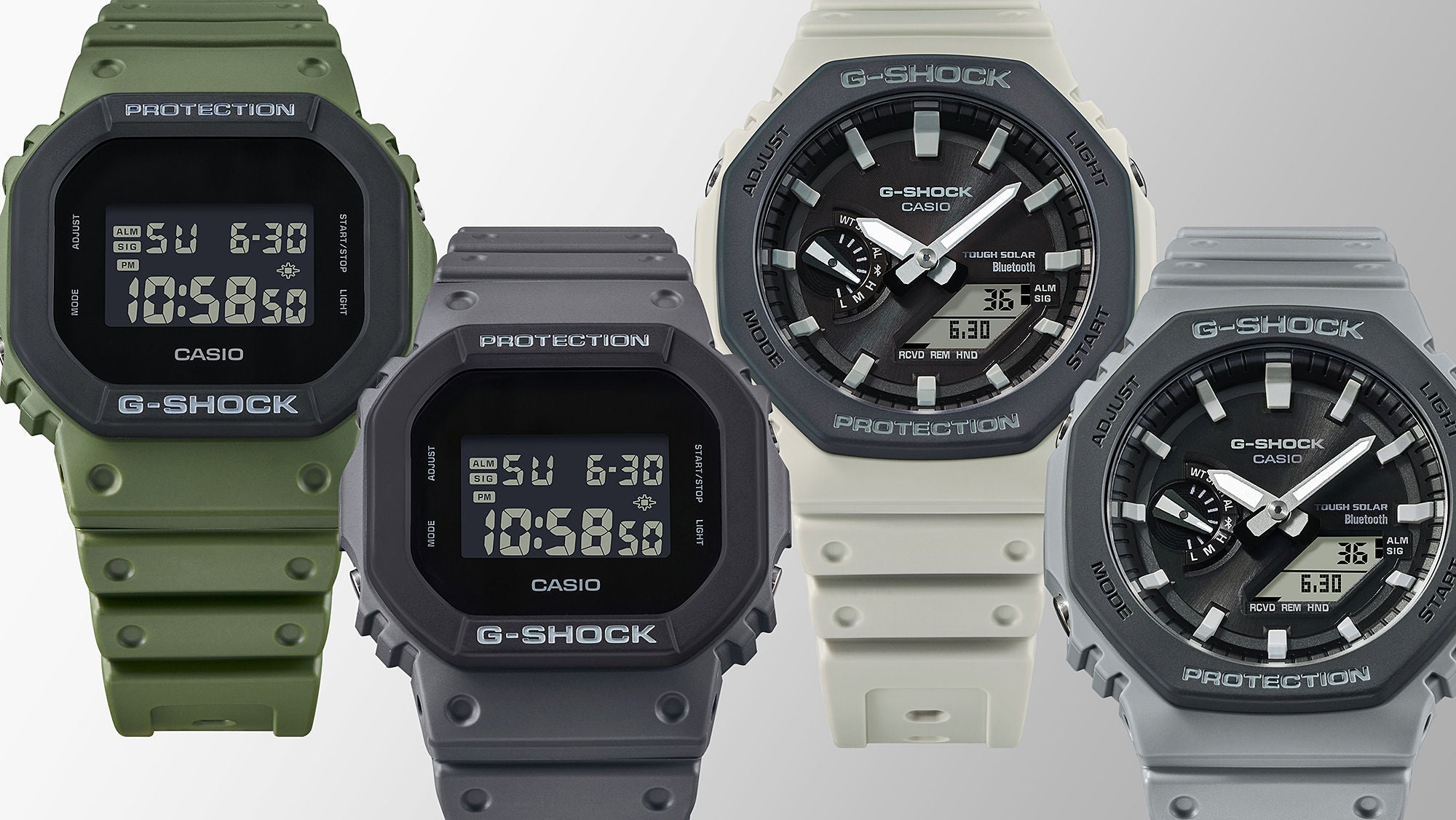 Olive Green Casio G-Shock Digital Watch for Men