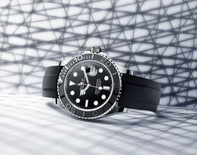 Luxury Black Diver Watch | Rubber Strap Stainless Steel Watch