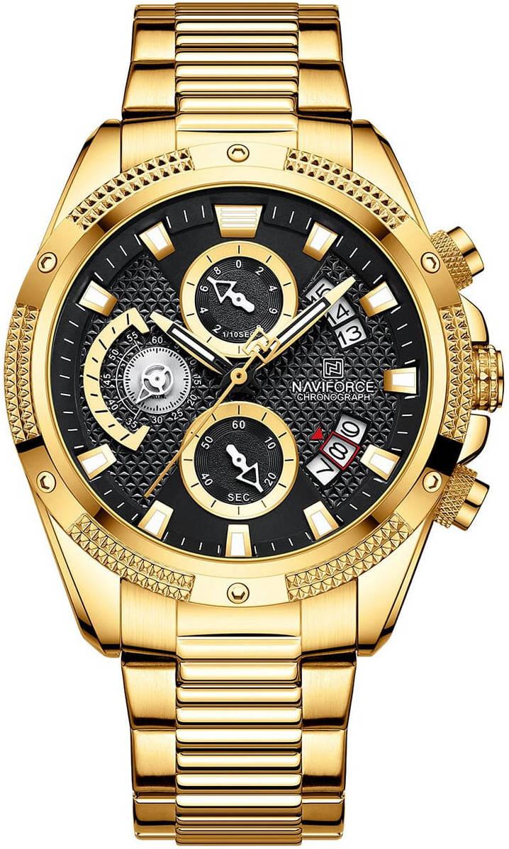 Men's Gold Luxury Chronograph Watch