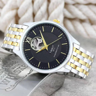Blue Dial, Silver Stainless Steel Bracelet