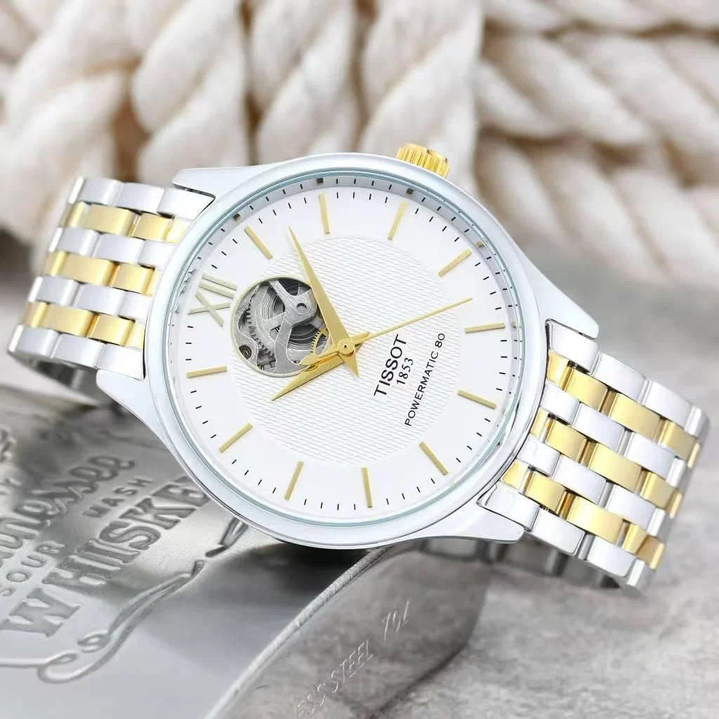 Blue Dial, Silver Stainless Steel Bracelet