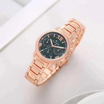 Women’s Rose Gold & Silver Watch