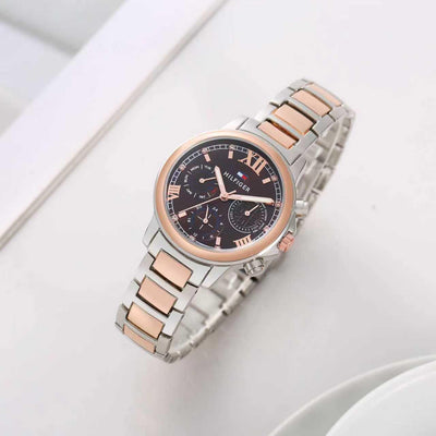 Women’s Rose Gold & Silver Watch