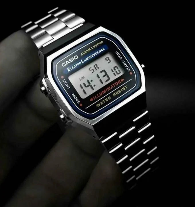 Silver Digital Watch for Men