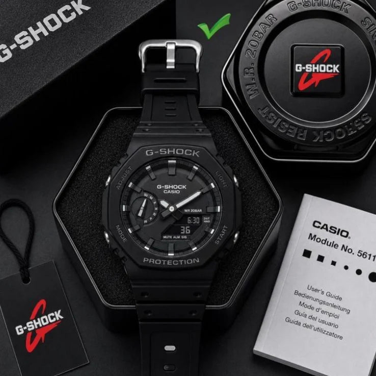 G-SHOCK Black Analog-Digital Watch for Men | Sporty Watch